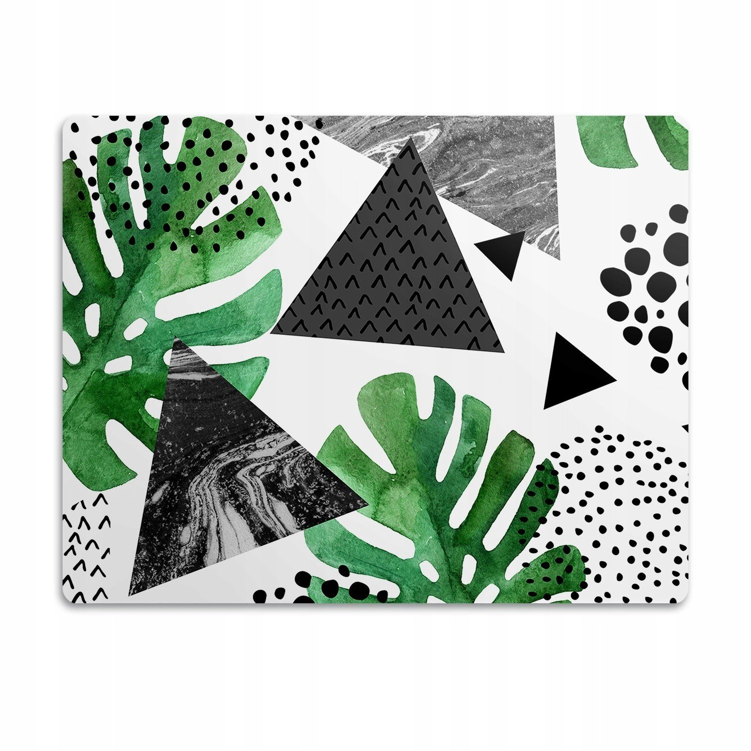 Pod misku podložka pro psa Abstrakce džungle 90x60 cm