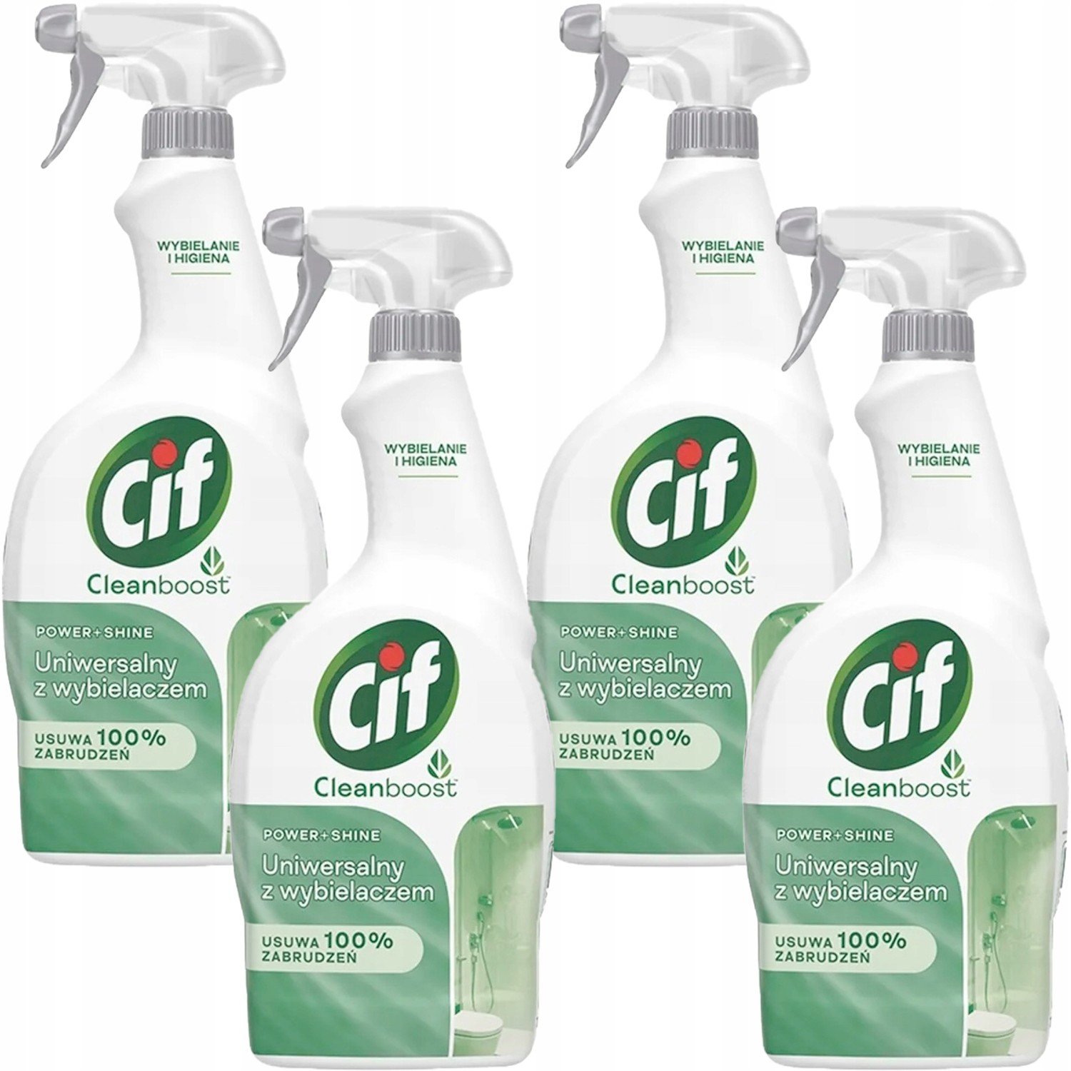 Set Cif Power & Shine Bělení 750ml *4