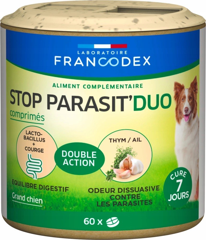 Francodex Stop Parasit'Duo pro velké psy 60 tablů