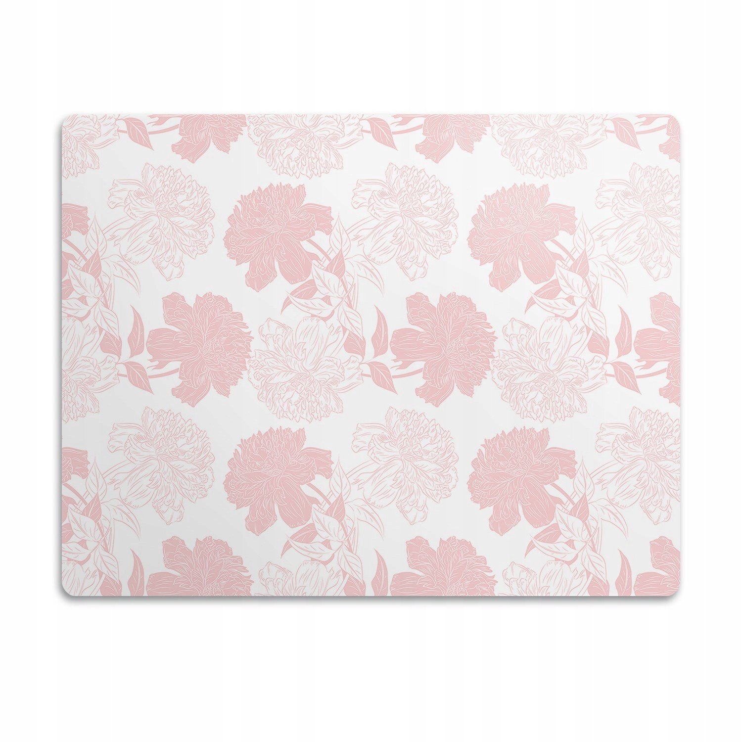 Podložka pro kočku psa pod misky Růžové květy 90x60 cm