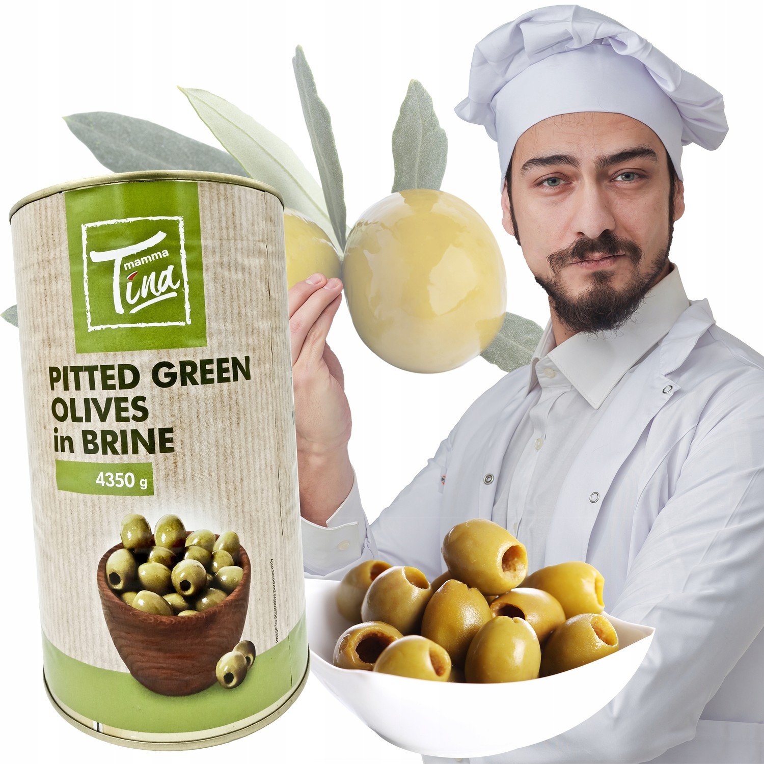 Olivky Zelené Děrované Mamma Tina 4,35kg