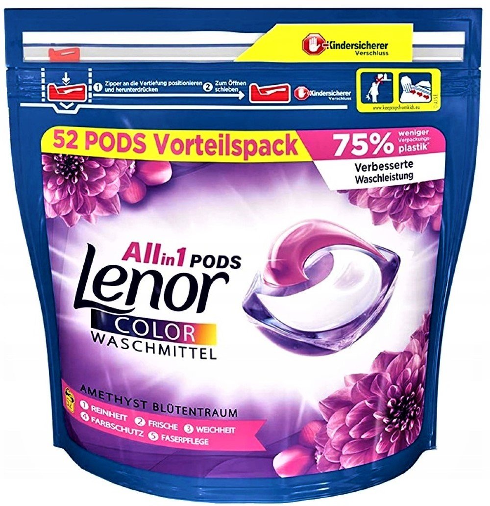 Kapsle Lenor na praní Amethyst Color 52 ks