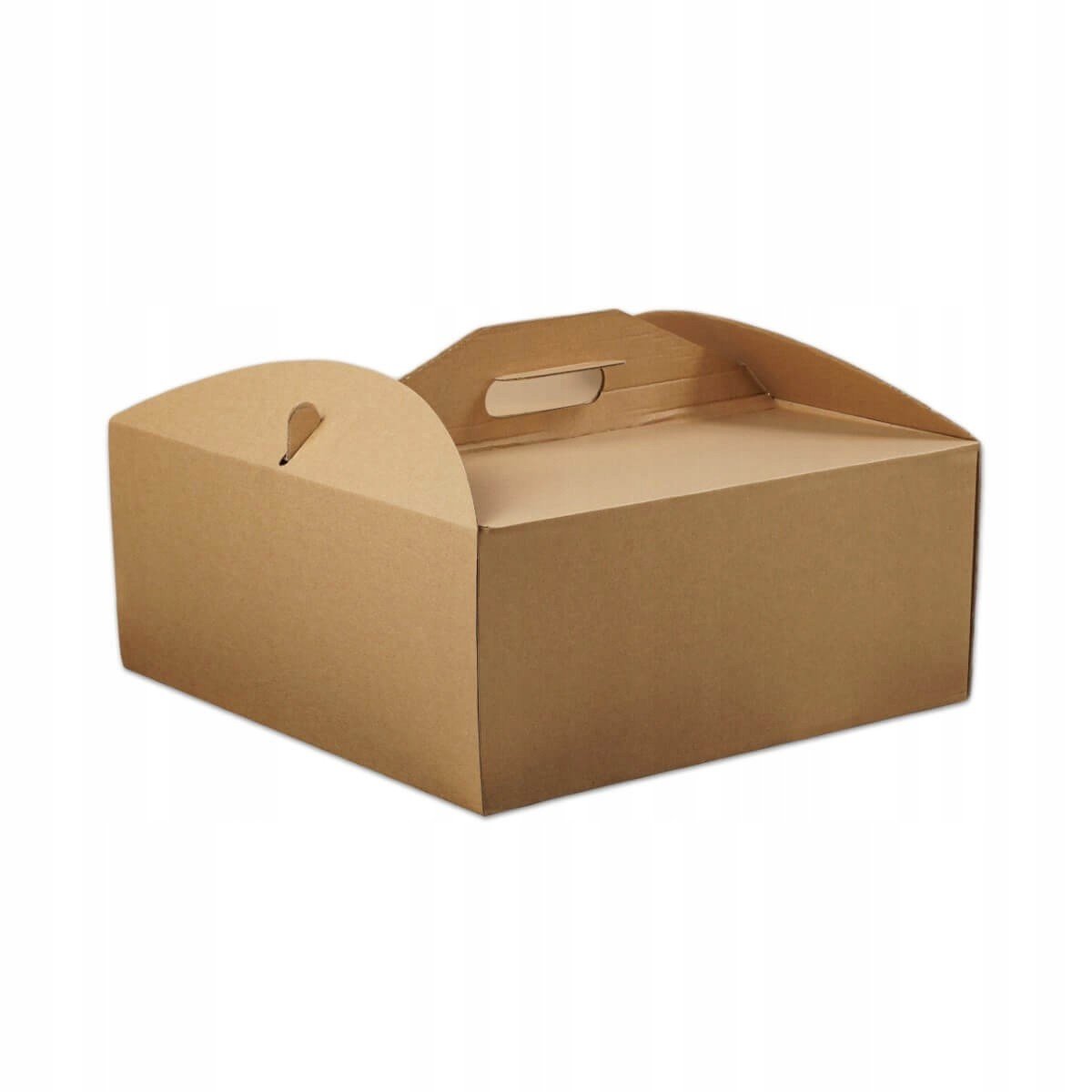 Kartonová krabice na dort 35x35x15cm 10 ks. Hnědý
