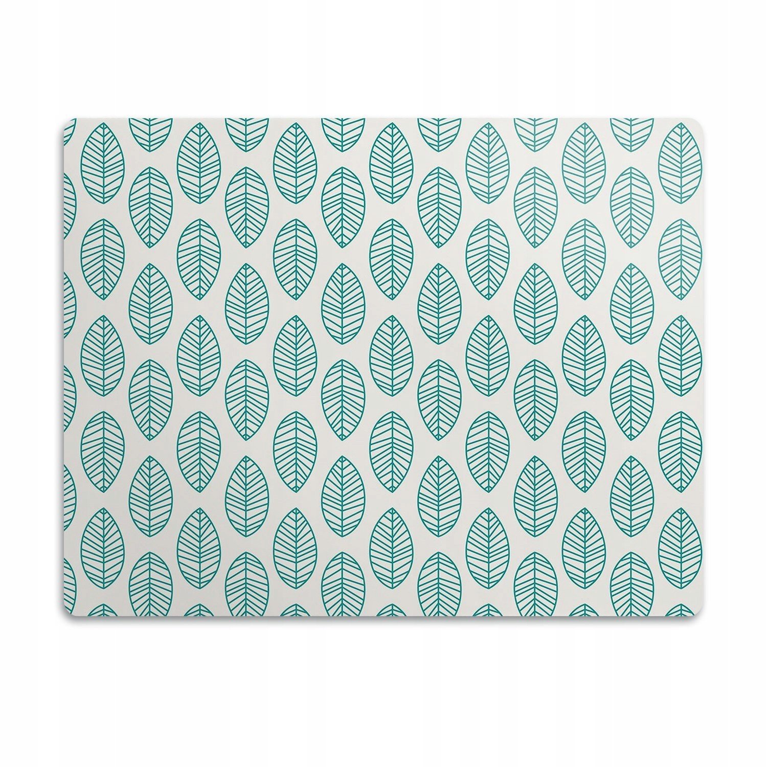 Podložka pro psa pod misku Symetrické listy 90x60cm