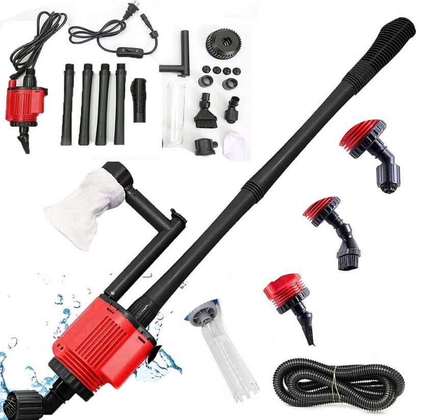 Vysavač Sifon Na Čištění Akvarijního Štěrku 6V1