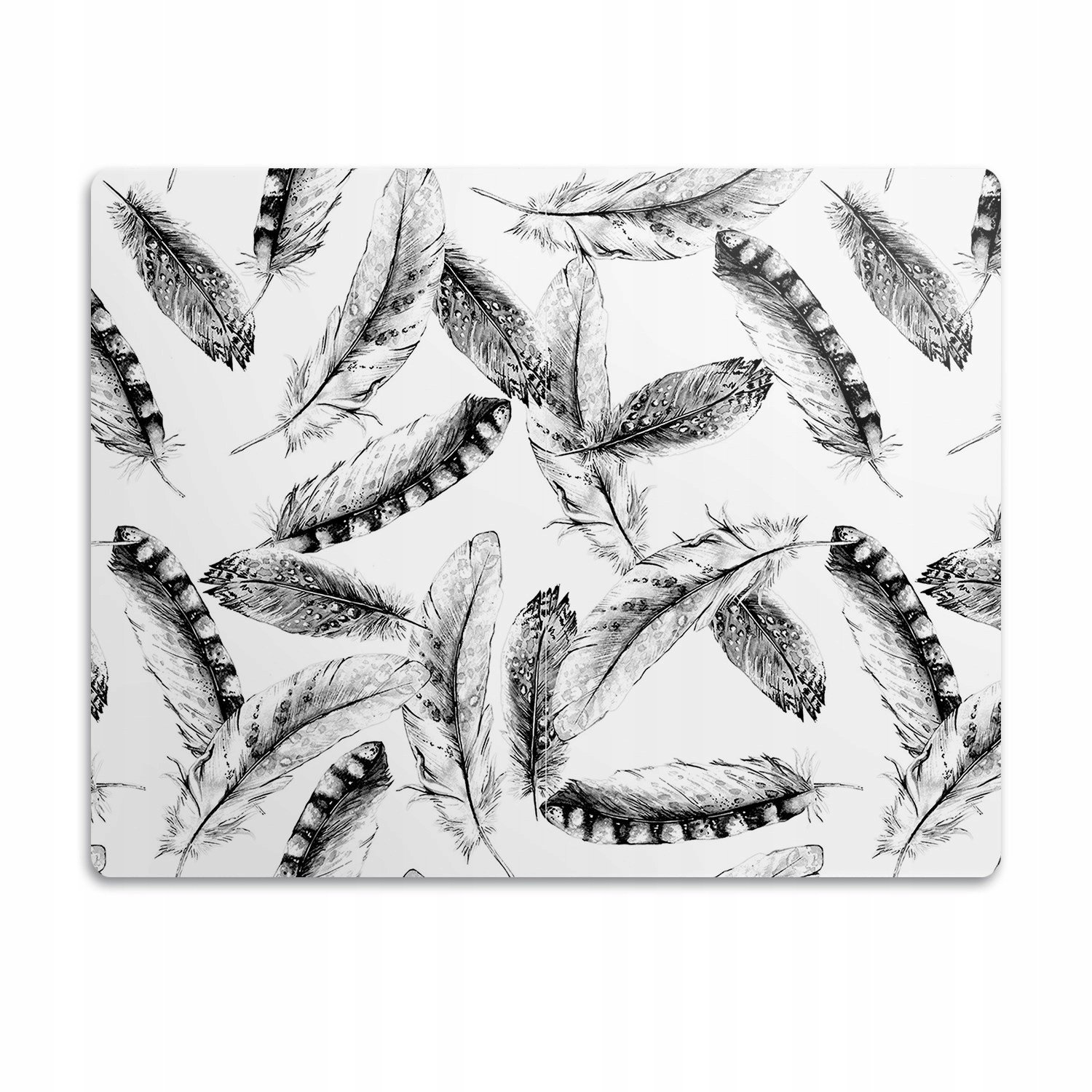 Voděodolná podložka pro kočku a psa Peří 90x60cm