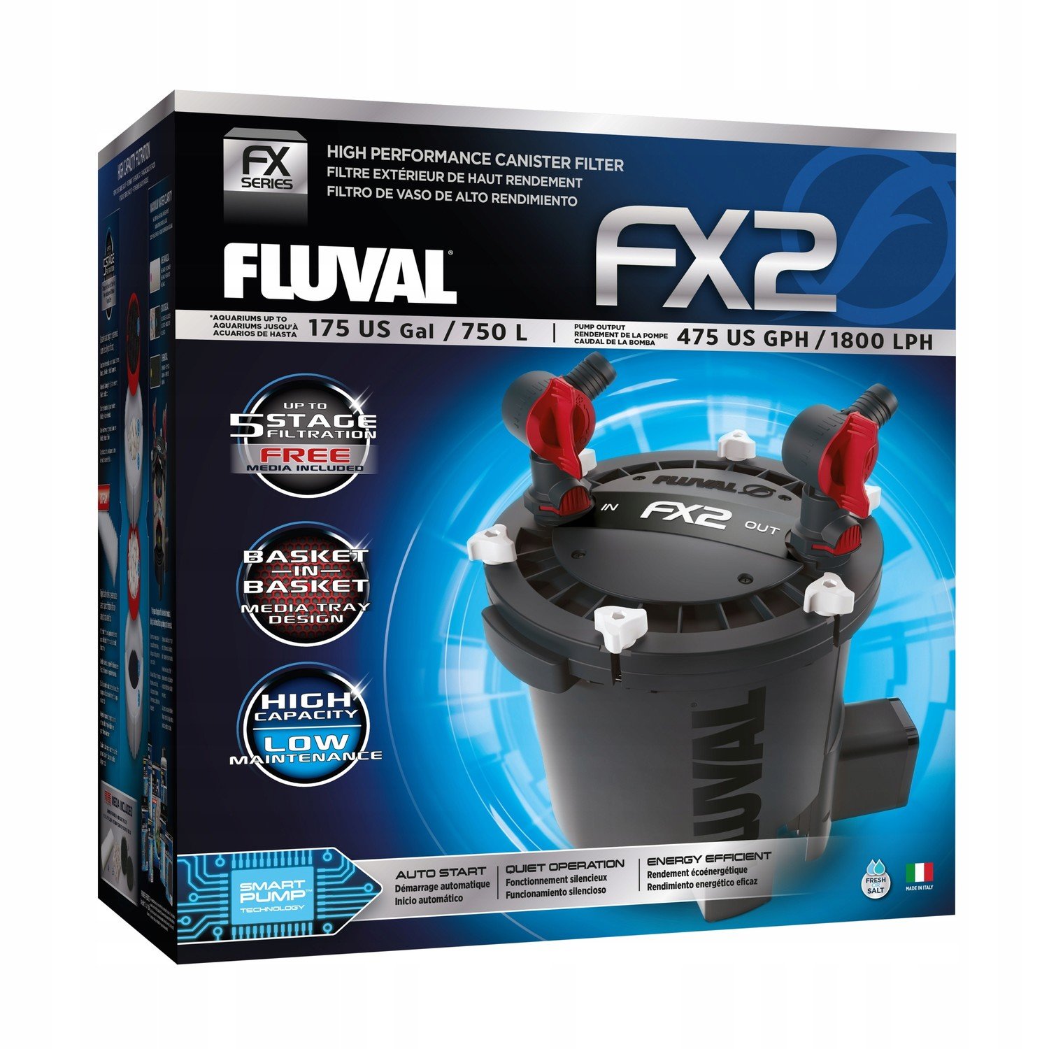 Fluval FX2 vnější filtr do 750l 1300 l/h
