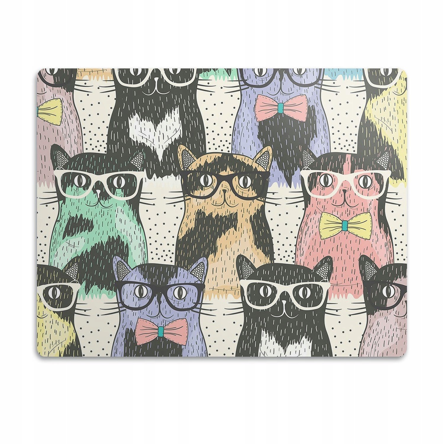 Podložka pod misky pro psa Zvířata kočky 90x60cm