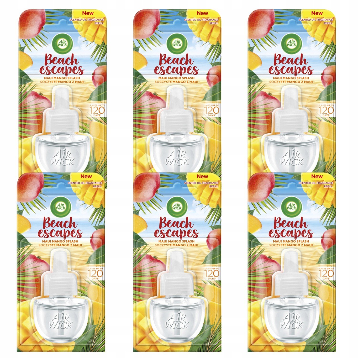 Air Wick Elektrická náplň Šťavnaté Mango 6x19ml