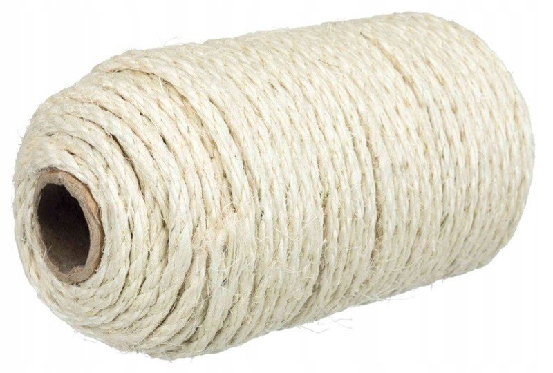 Šňůrka sisalová škrabací šňůra Trixie 4-6mm/50m