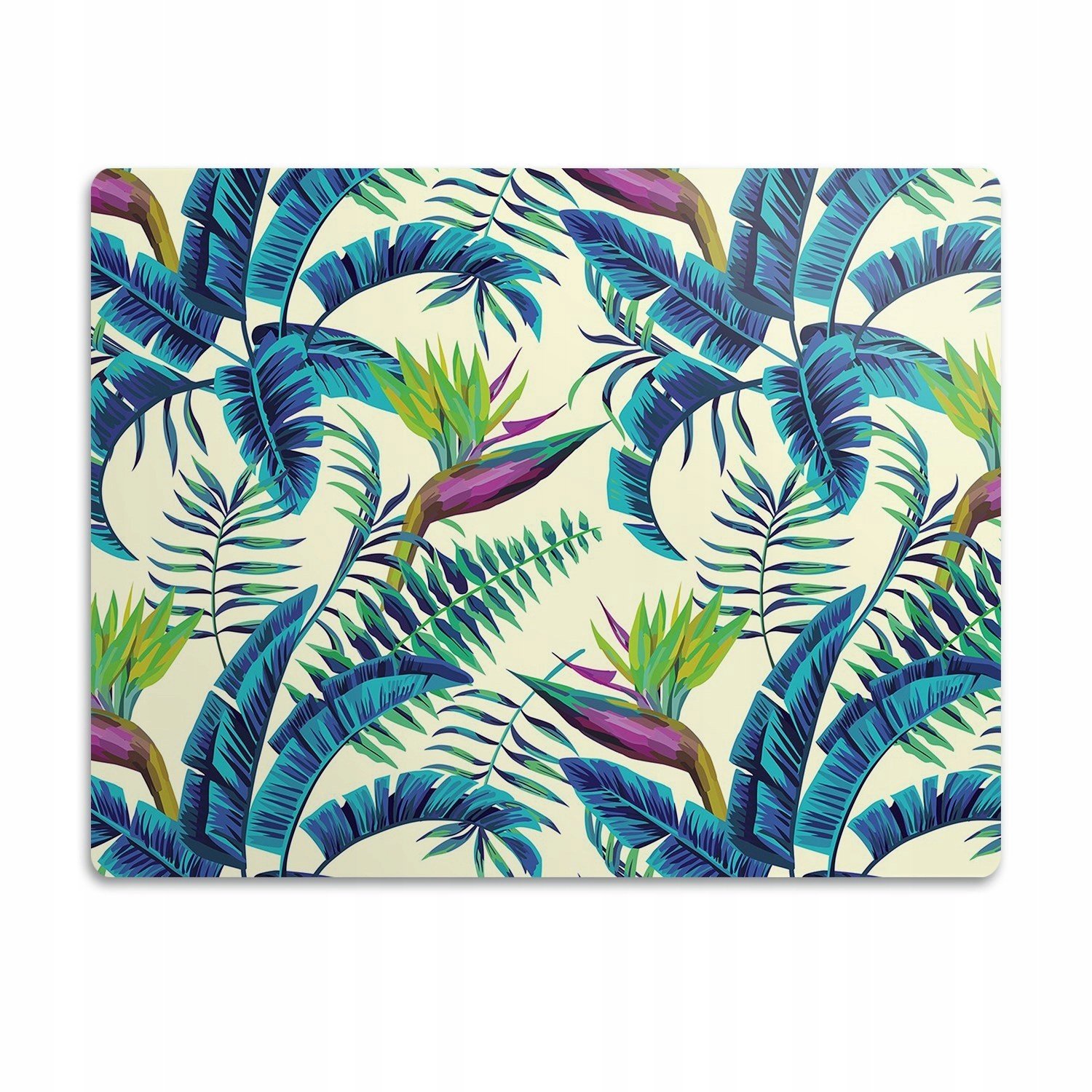 Podložka pod misku pro kočku psa Tropický obrázek 90x60