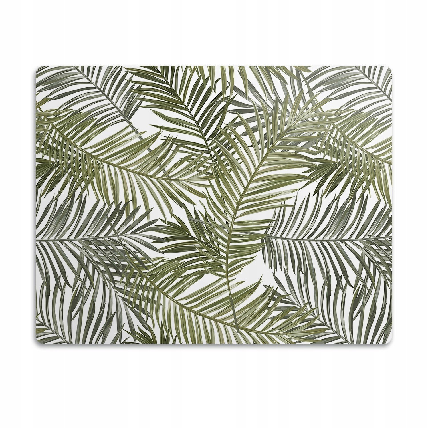 Vodotěsná podložka pod misku Exotické listy 90x60