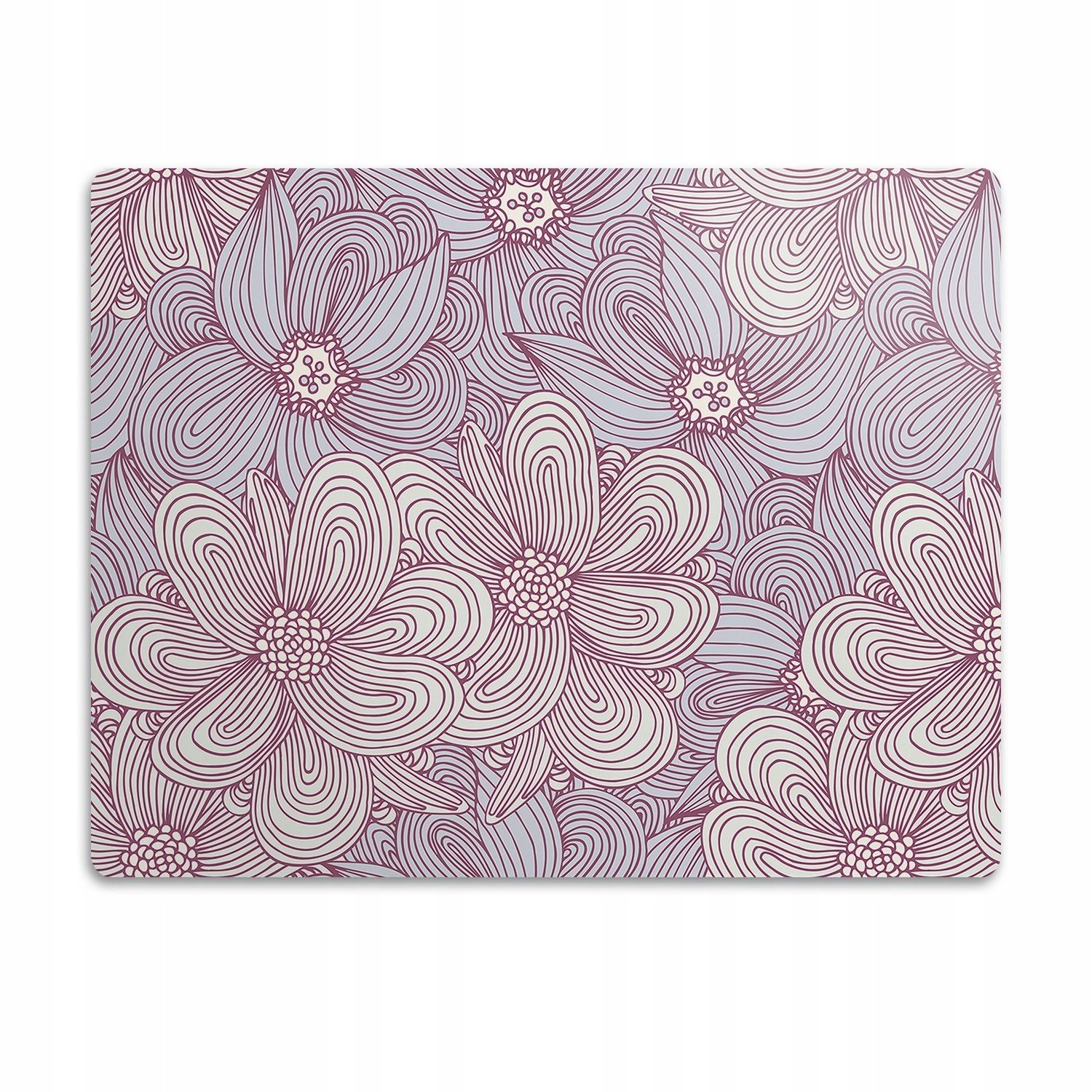 Pro psa kočky podložka pod misky Květiny Doodle 90x60 cm