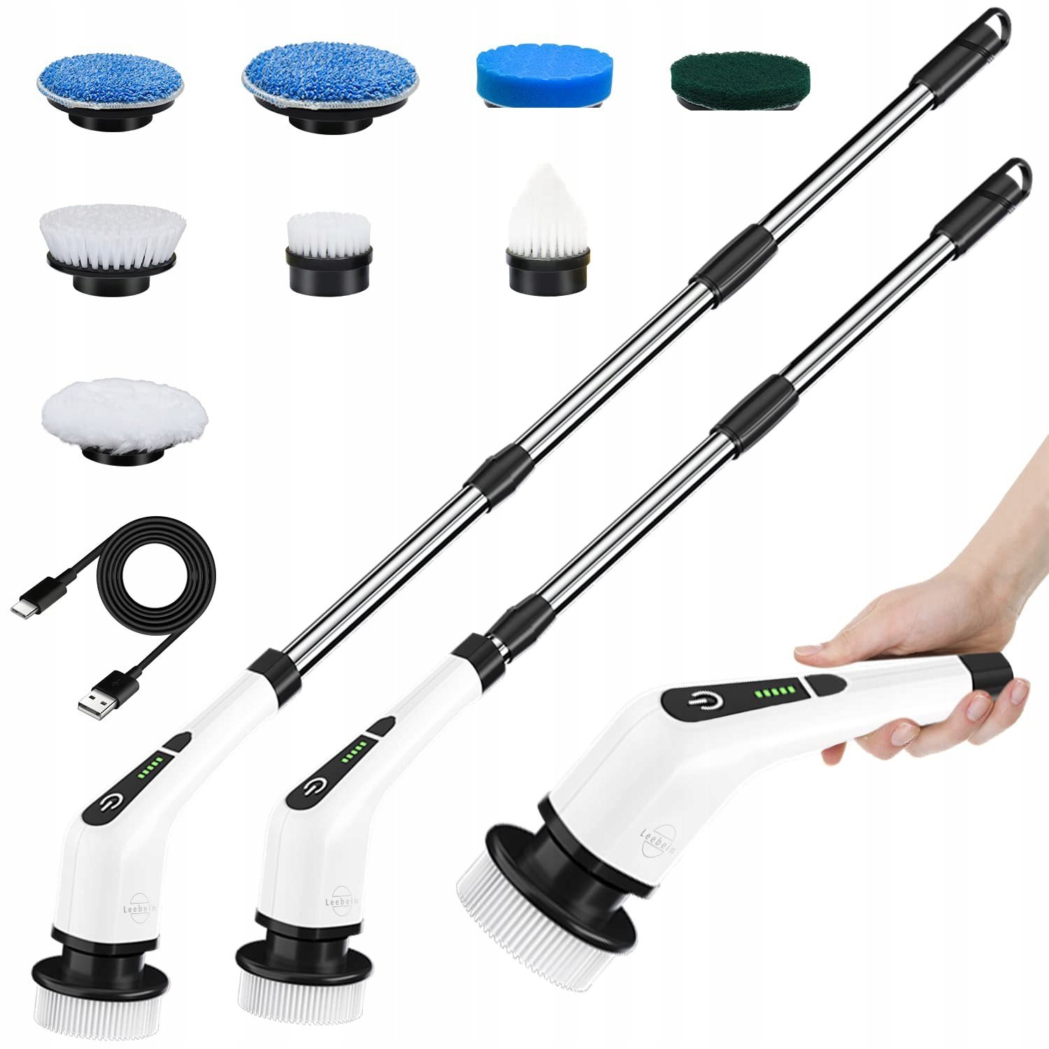 Elektrický Rotační Kartáč Na Čištění 7V1