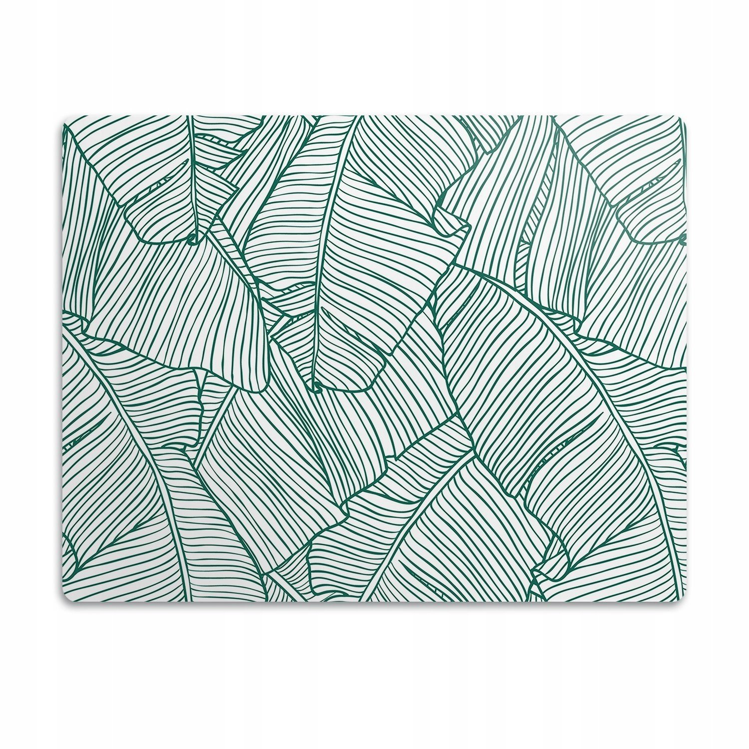 Podložka pro kočku a psa pod misku Obrys listů 90x60 cm