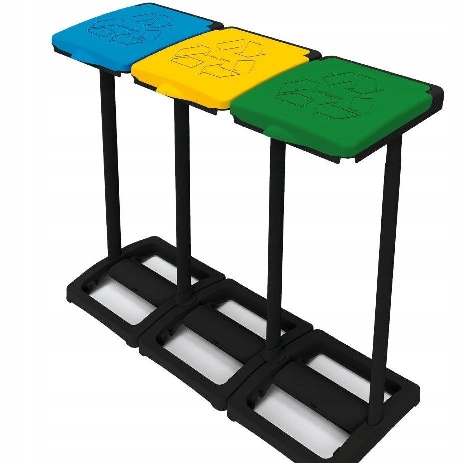 Stojan pytle Třídění Odpadkový koš 3 Stanoviště