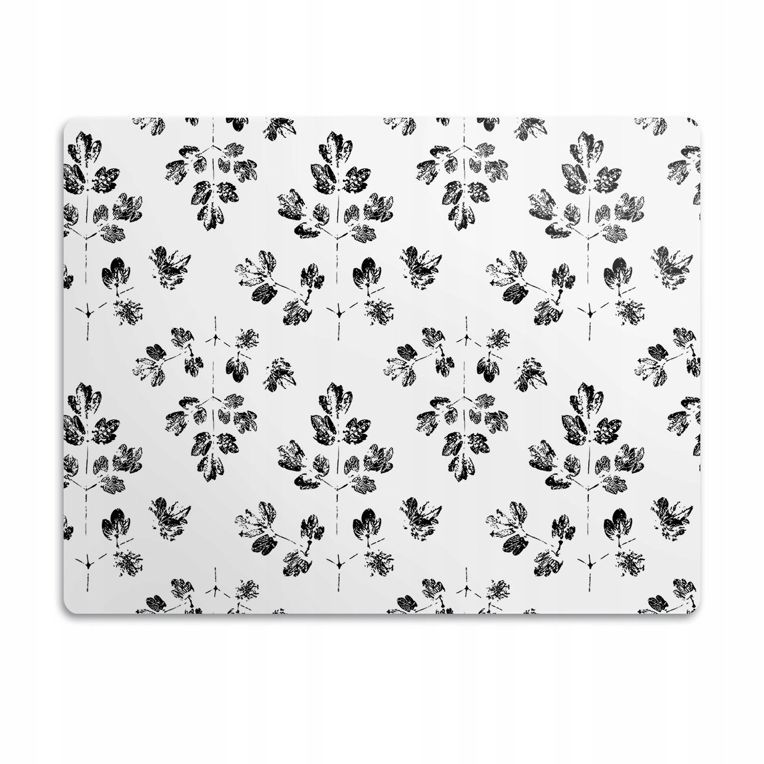 Pro kočku Podložka pod misky Černá bílá vzor 90x60