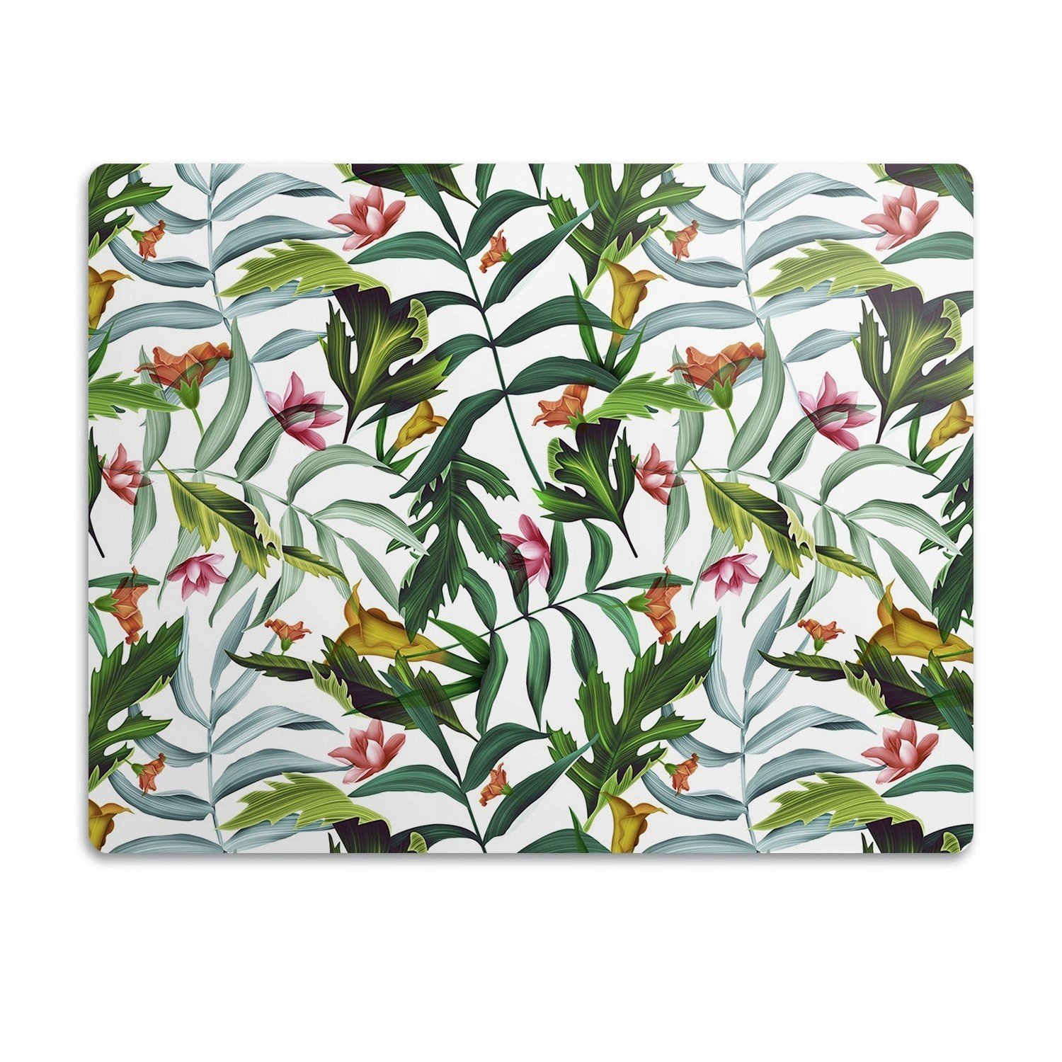 Podložka pro psa pod misku Flora tropická 90x60