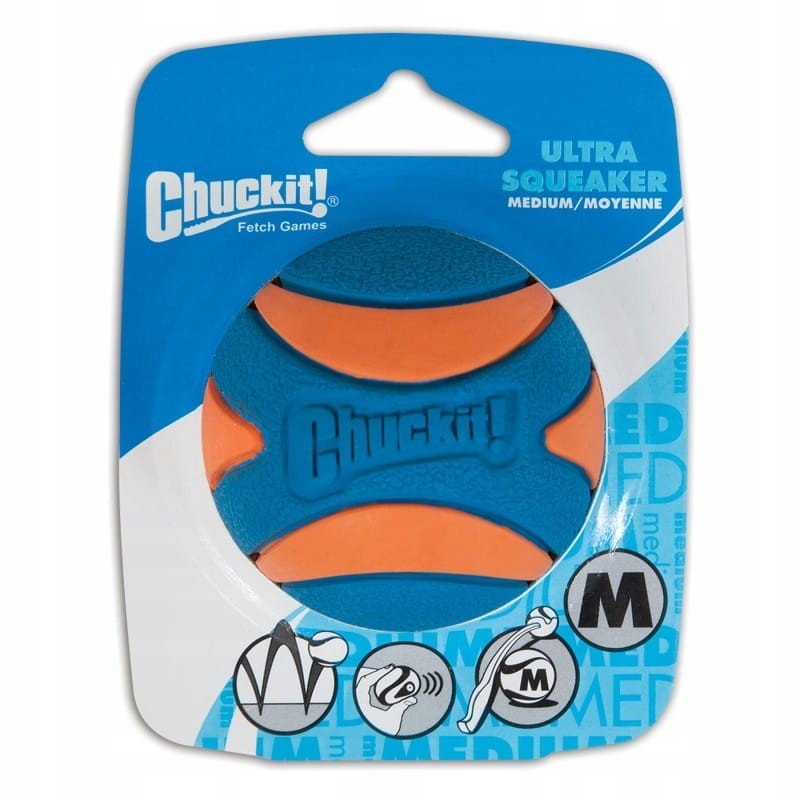 Chuckit Míč Ultra Squeaker Ball Medium