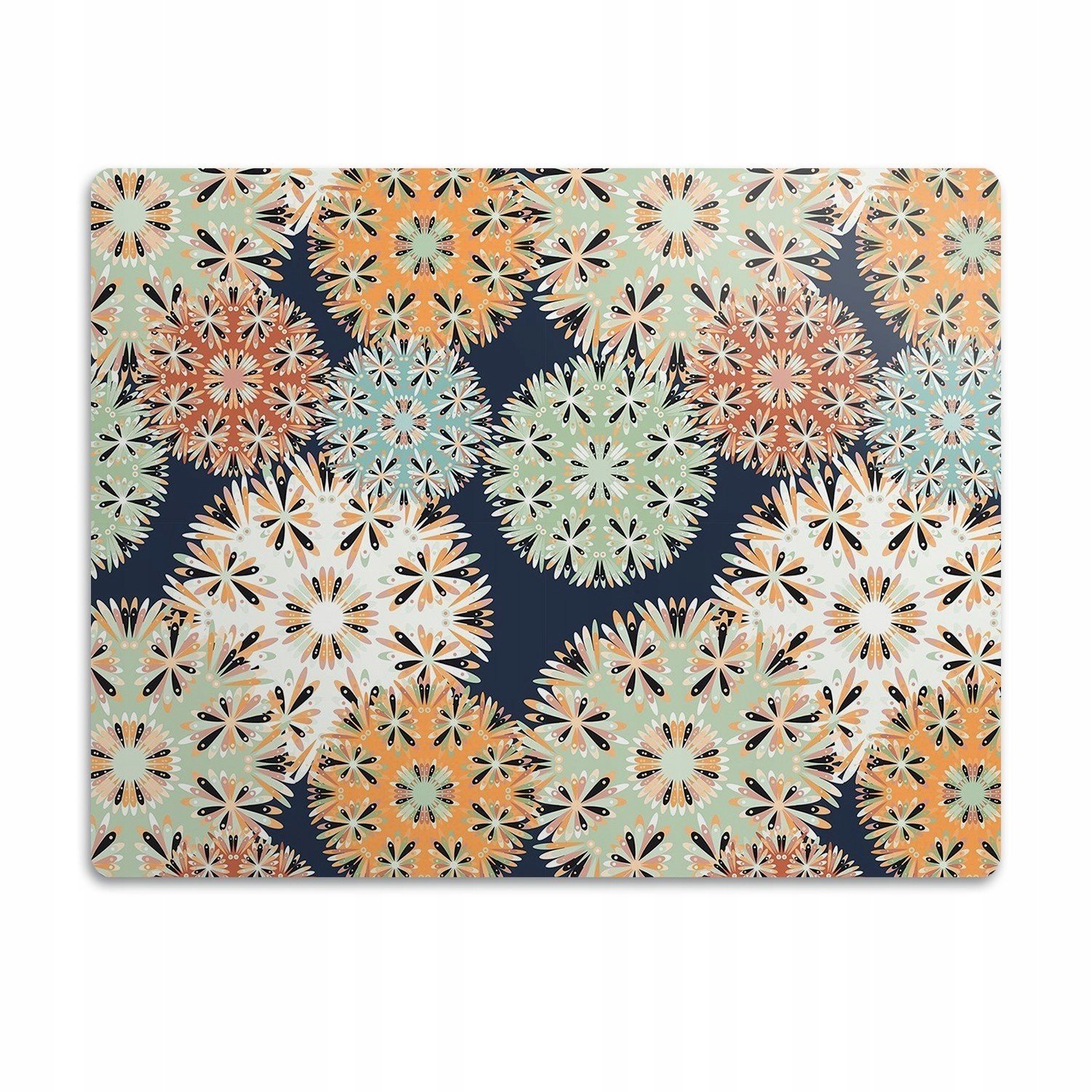 Podložka pod misku pro kočku psa Barevná mandala 90x60