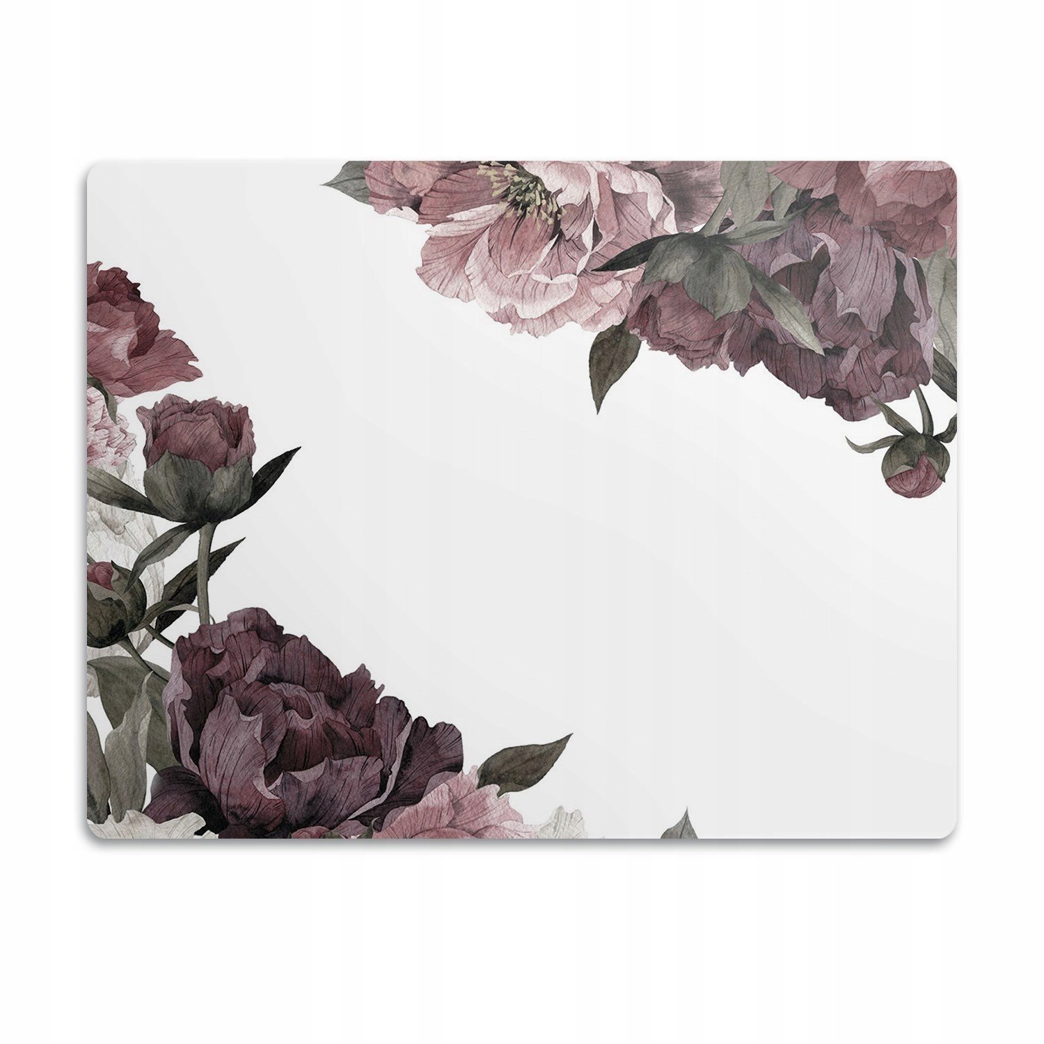 Podložka pod misky pro psa kočky Pivoňky 90x60 cm