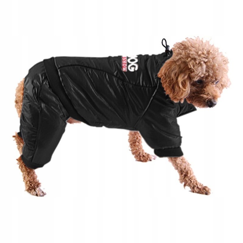 Obleček zimní bunda pro psa kočku L černá