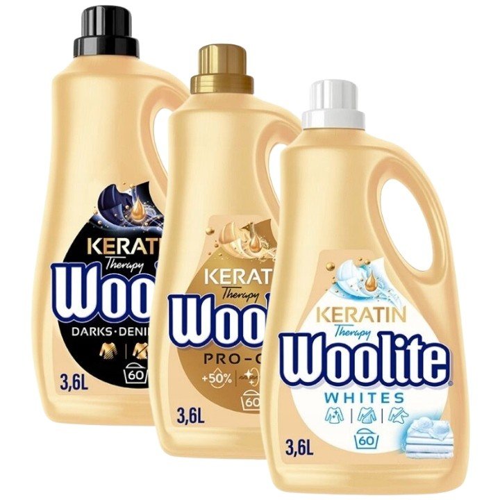 Woolite Pro White Dark Tekutý prací prostředek 3x3,6L 180pr