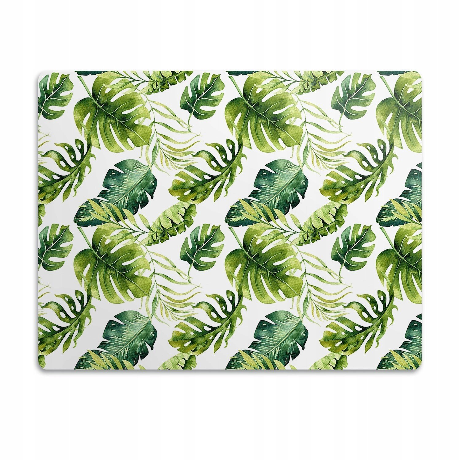 Elastická podložka pod misku Exotické listy 90x60