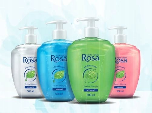 Tekuté mýdlo Rosa 500ml mix vůní