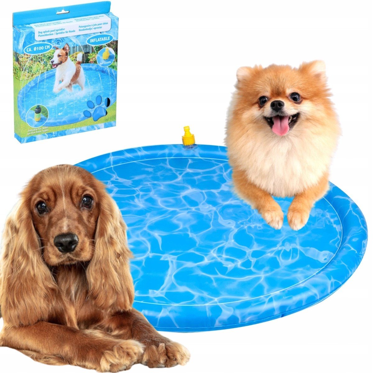 Zařízení Vodní podložka pro psa brouzdaliště na léto teplo