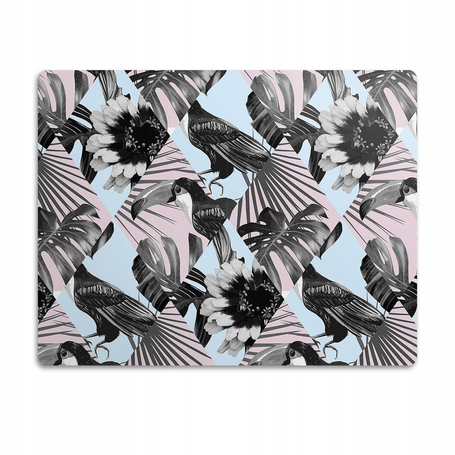 Voděodolná podložka pod misku Tropické Tukany 90x60