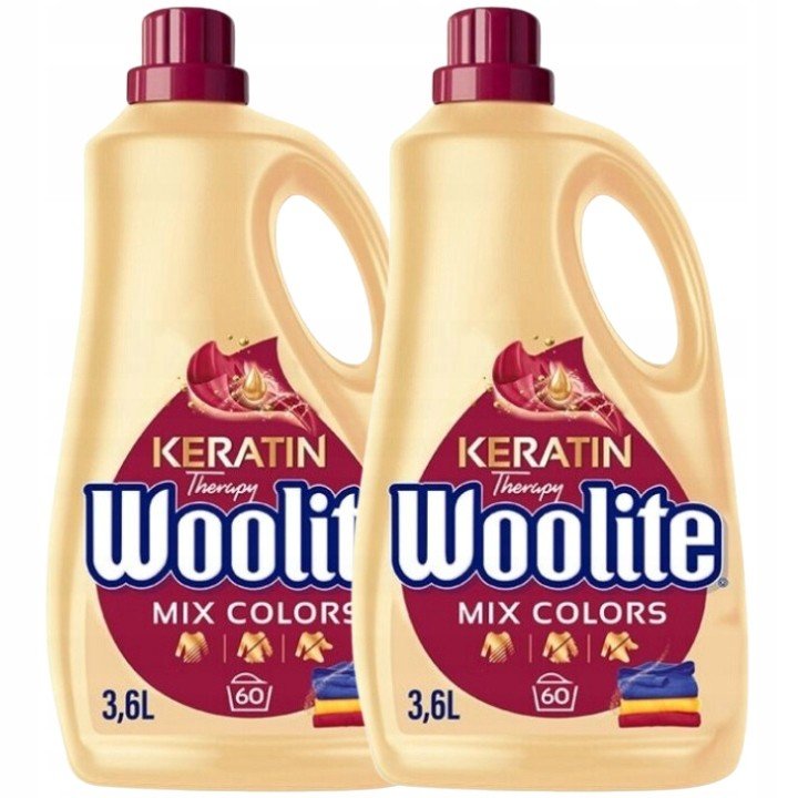 Woolite Tekutý prací prostředek Color 2x3,6l (120 praní)