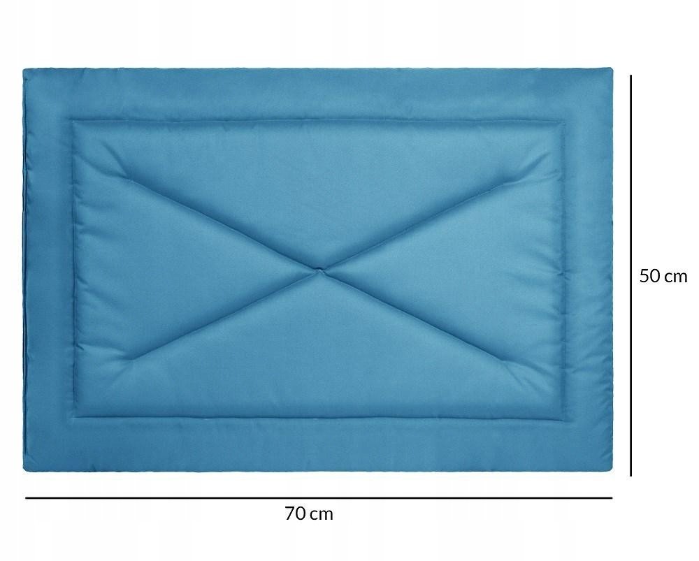Pelíšek podložka pro psa 50x70 modrá voděodolná