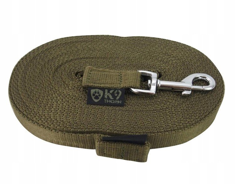 Vodítko K9 Thorn 10 m olive