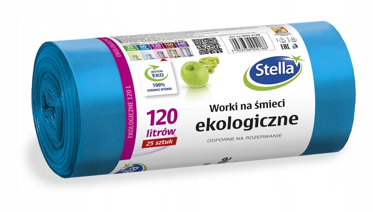 Stella Sáčky na odpadky ekologické 120L 25ks