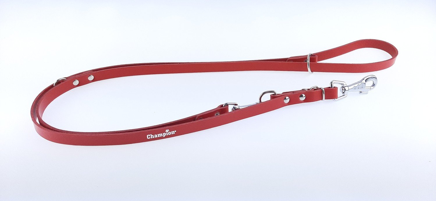 Reg. Lanyard Kůže Champion 2,4 m 1,8 cm. Hnědý