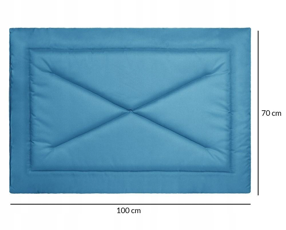 Pelíšek podložka pro psa 70x100 Milo modrá voda