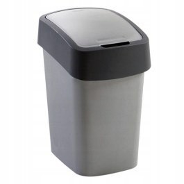 Odpadkový koš odpadkový koš seskupení odpadků 10l šedý výklop