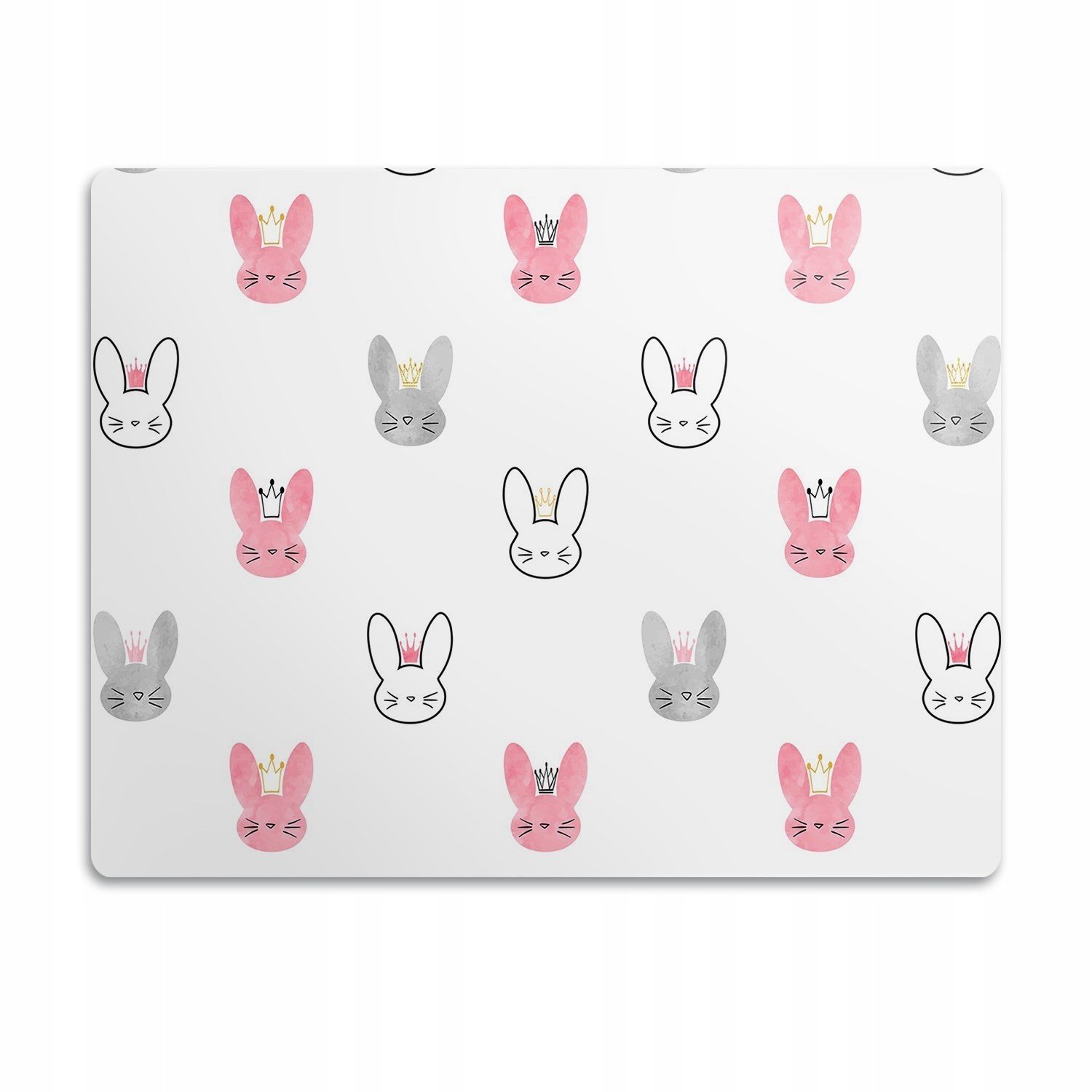 Pod misku podložka pro psa Korunovaný králík 90x60 cm