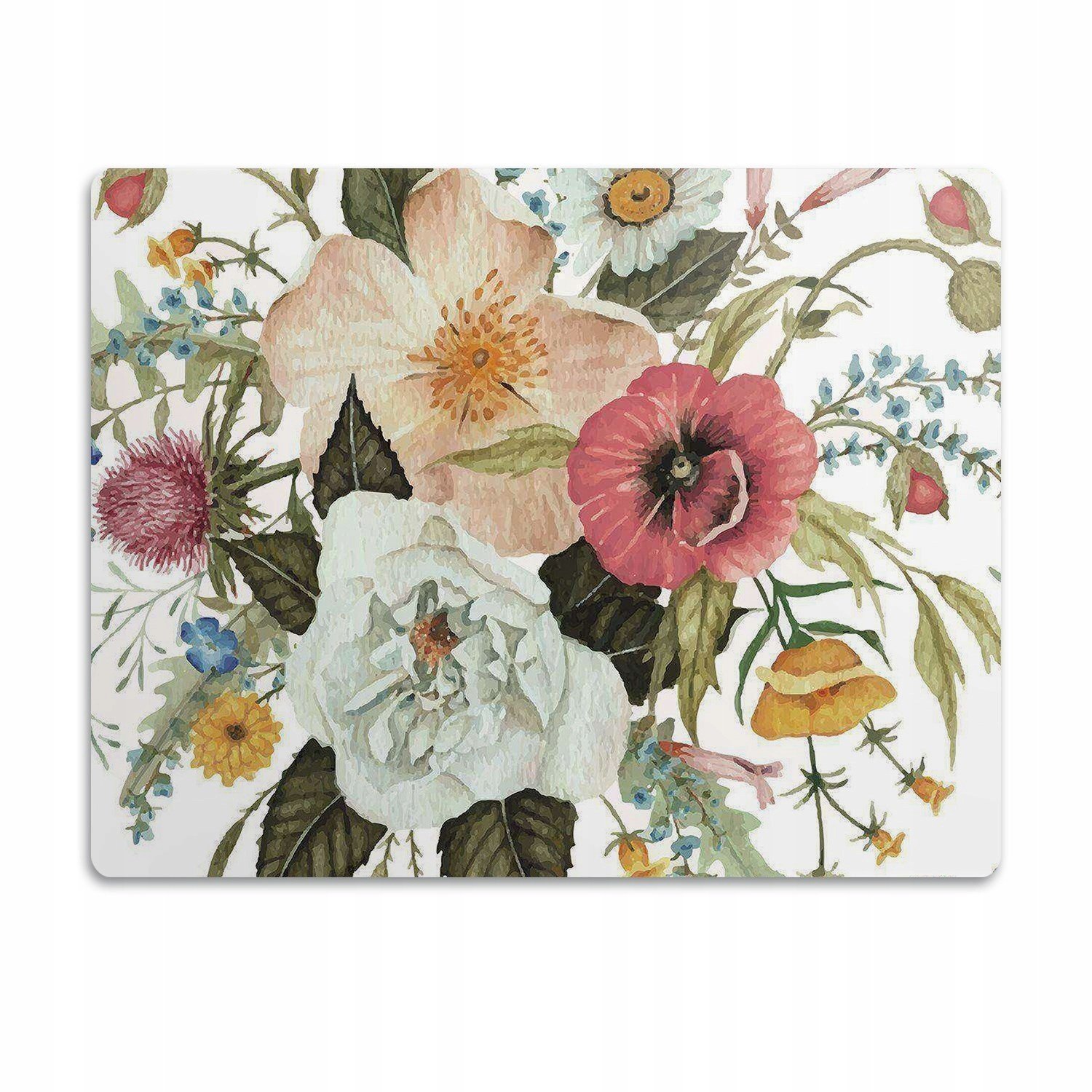 Podložka pro kočku a psa pod misky Kytice polní 90x60cm