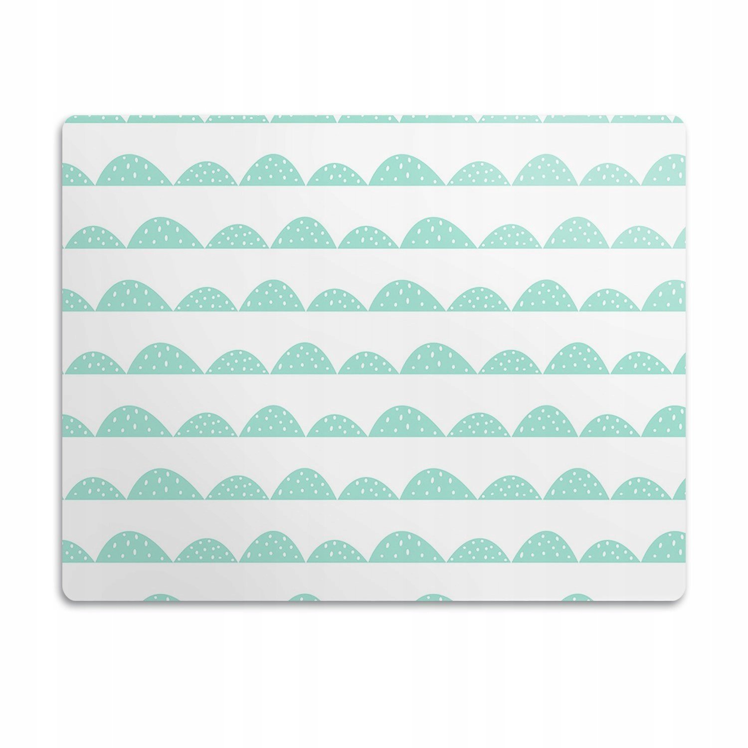 Voděodolná podložka pod misku Zelené kopce 90x60cm