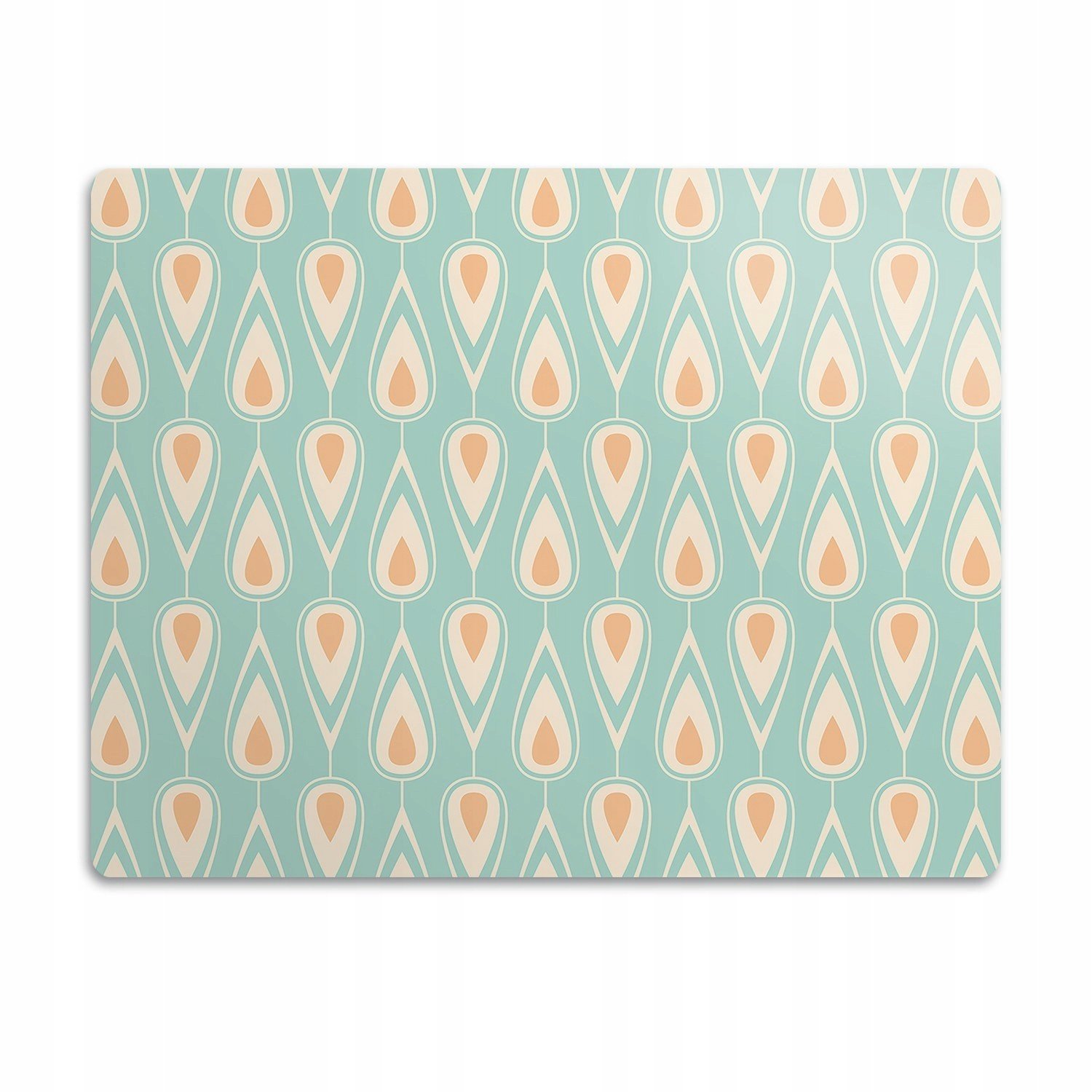 Podložka pro psa a kočku pod misku Retro vzor 90x60 cm