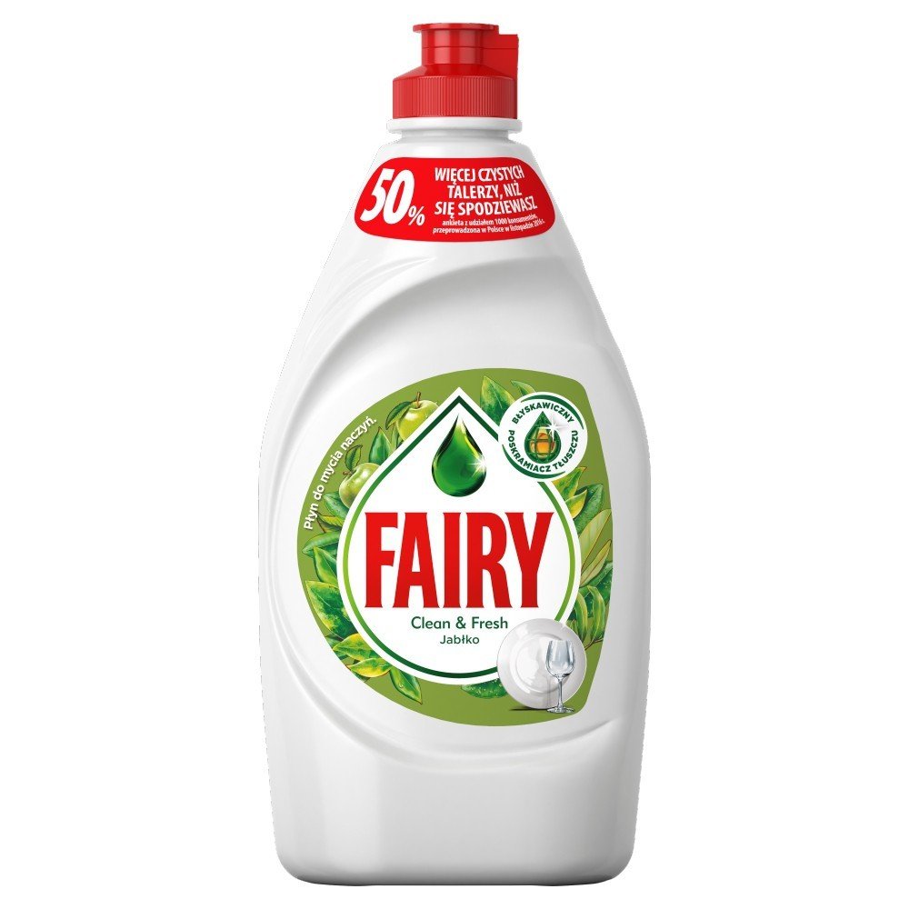 Fairy Mycí prostředek na nádobí Jablko 3x450ml