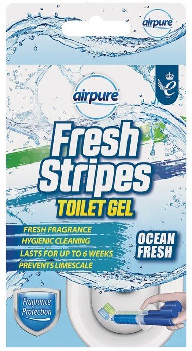 Airpure Fresh Stripes Ocean Fresh toaletní gel 45ml