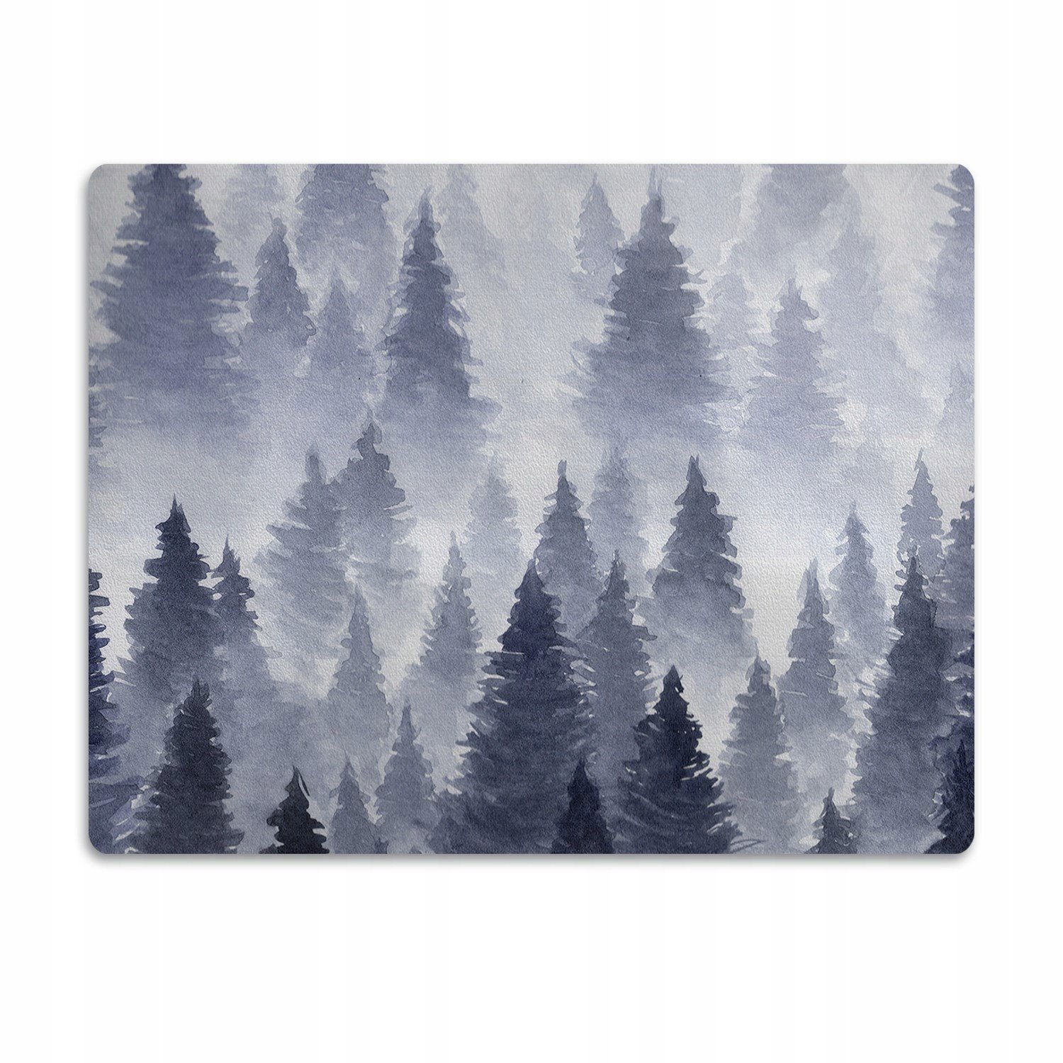 Ochranná podložka pod misku Les vánočního stromku 90x60 cm