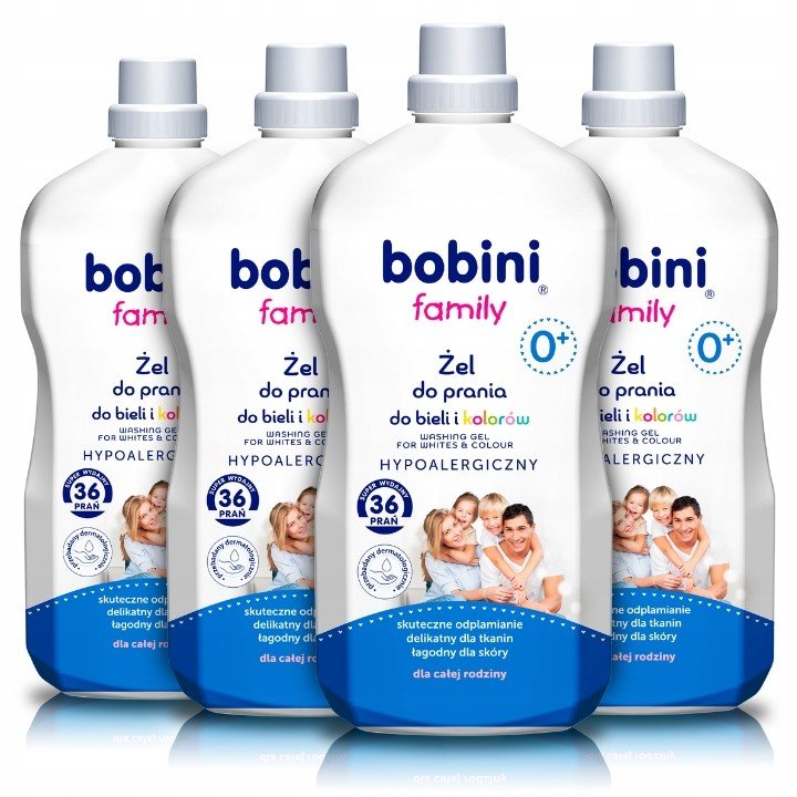 Bobini Family Prací gel na prádlo Barva 1,8Lx4