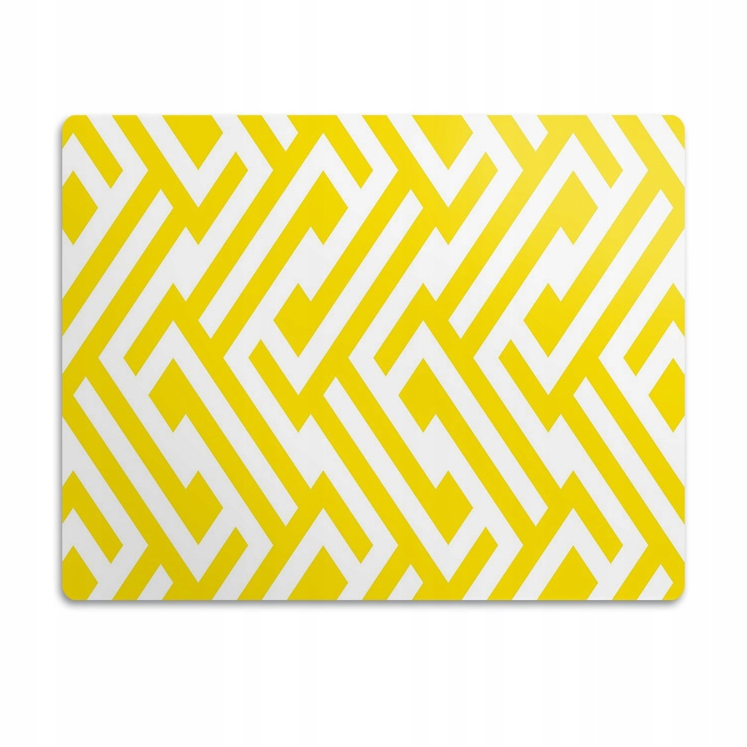 Podložka pod misku pro psa a kočku Žlutý motiv 90x60 cm