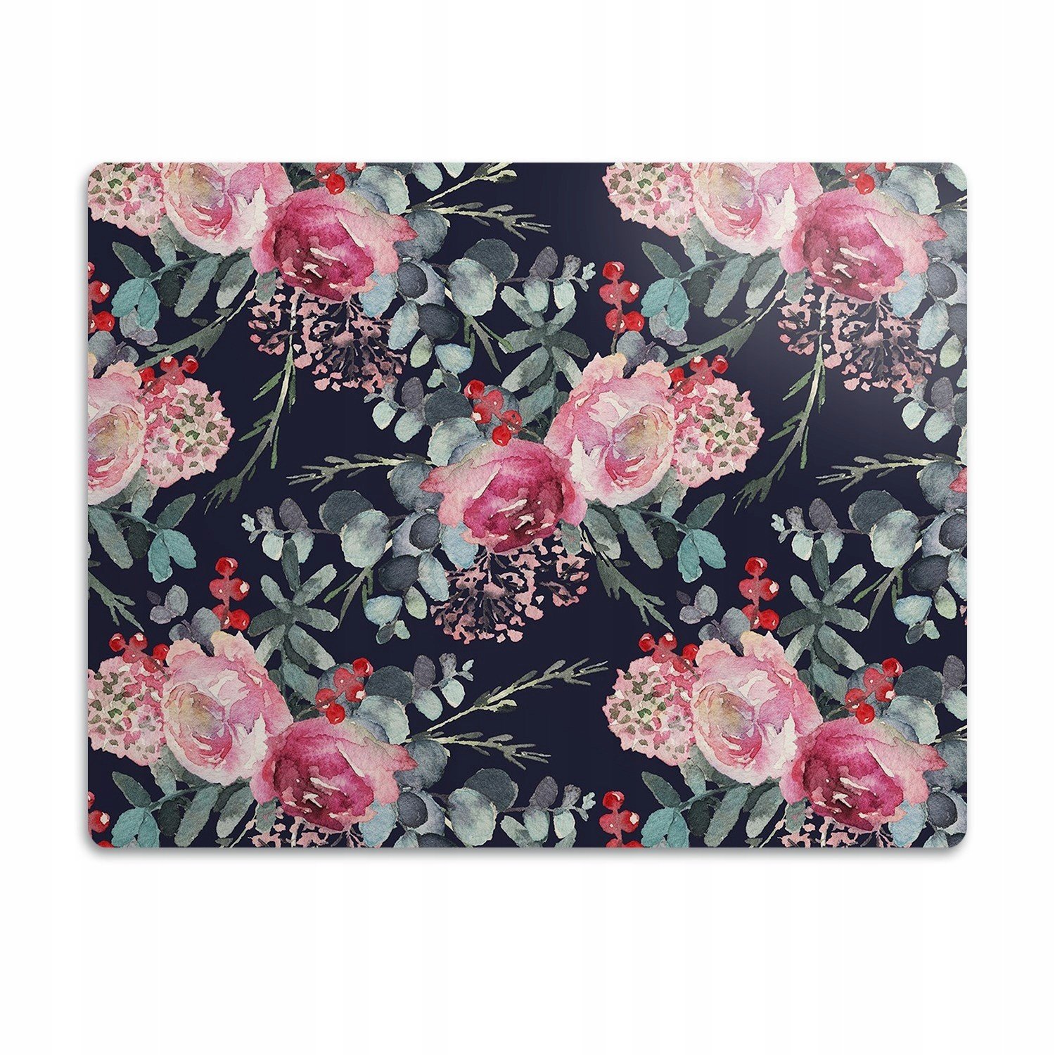 Pro psa kočky podložka pod misku Listy a květiny 90x60