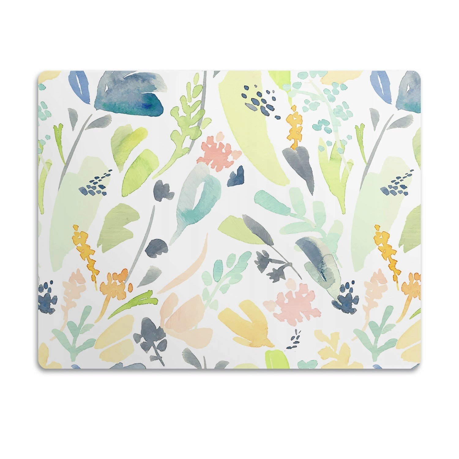 Podložka pod misku pro kočku psa Květiny jemné 90x60