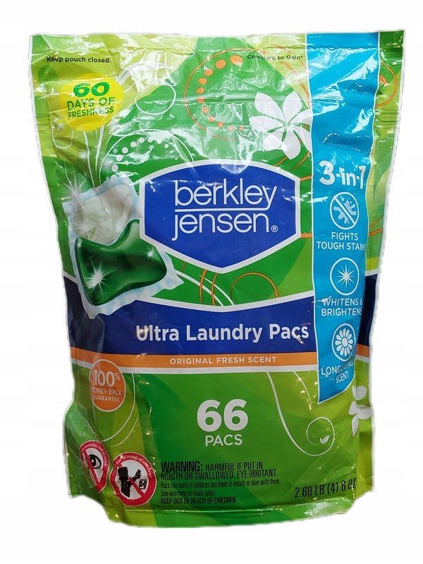 Berkley Jensen Ultra Laundry Pacs Original 66 ks.